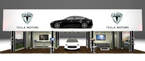 Large two-story-trade-show-exhibit rental double deck design