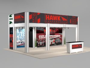 Two Story Trade Show Double Deck