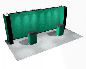 20 ft Basic Flat Wall with Side Walls