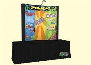 6 ft Tabletop Display with Photomural Graphic